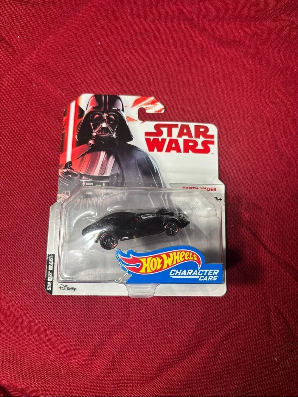 New Hot Wheels Star Wars Darth Vader Character Car - Black
